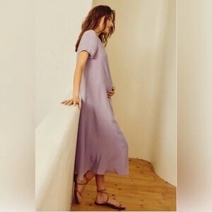 Hatch maternity the James Dress in lilac